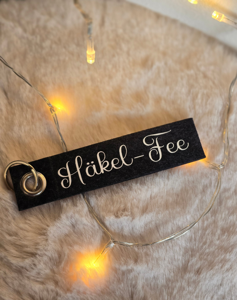 Schlüsselanhänger "Häkel-Fee"