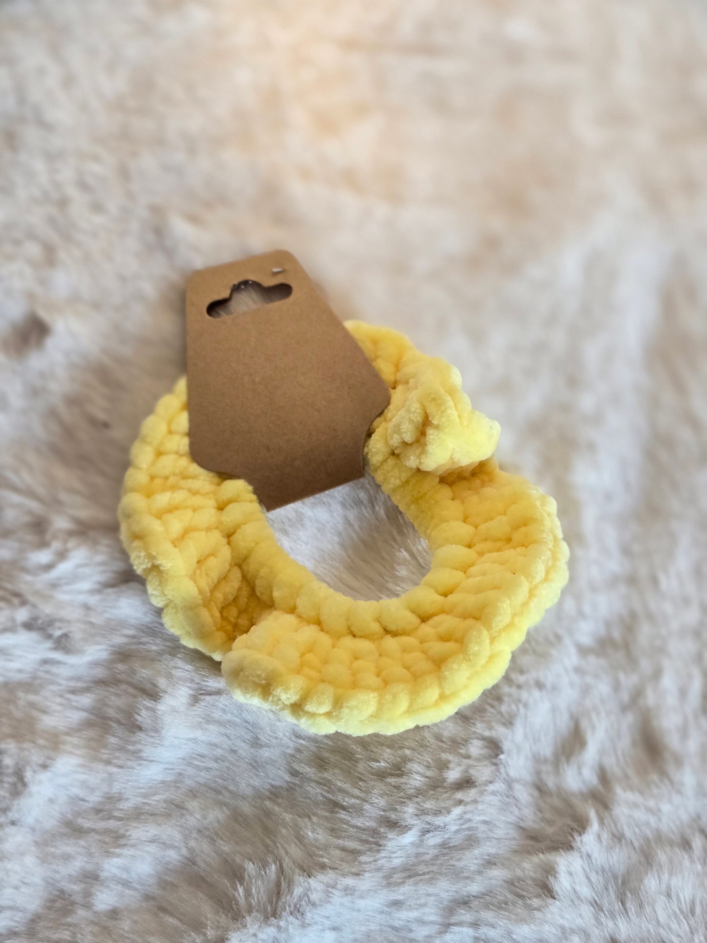 Scrunchie Pastellgelb