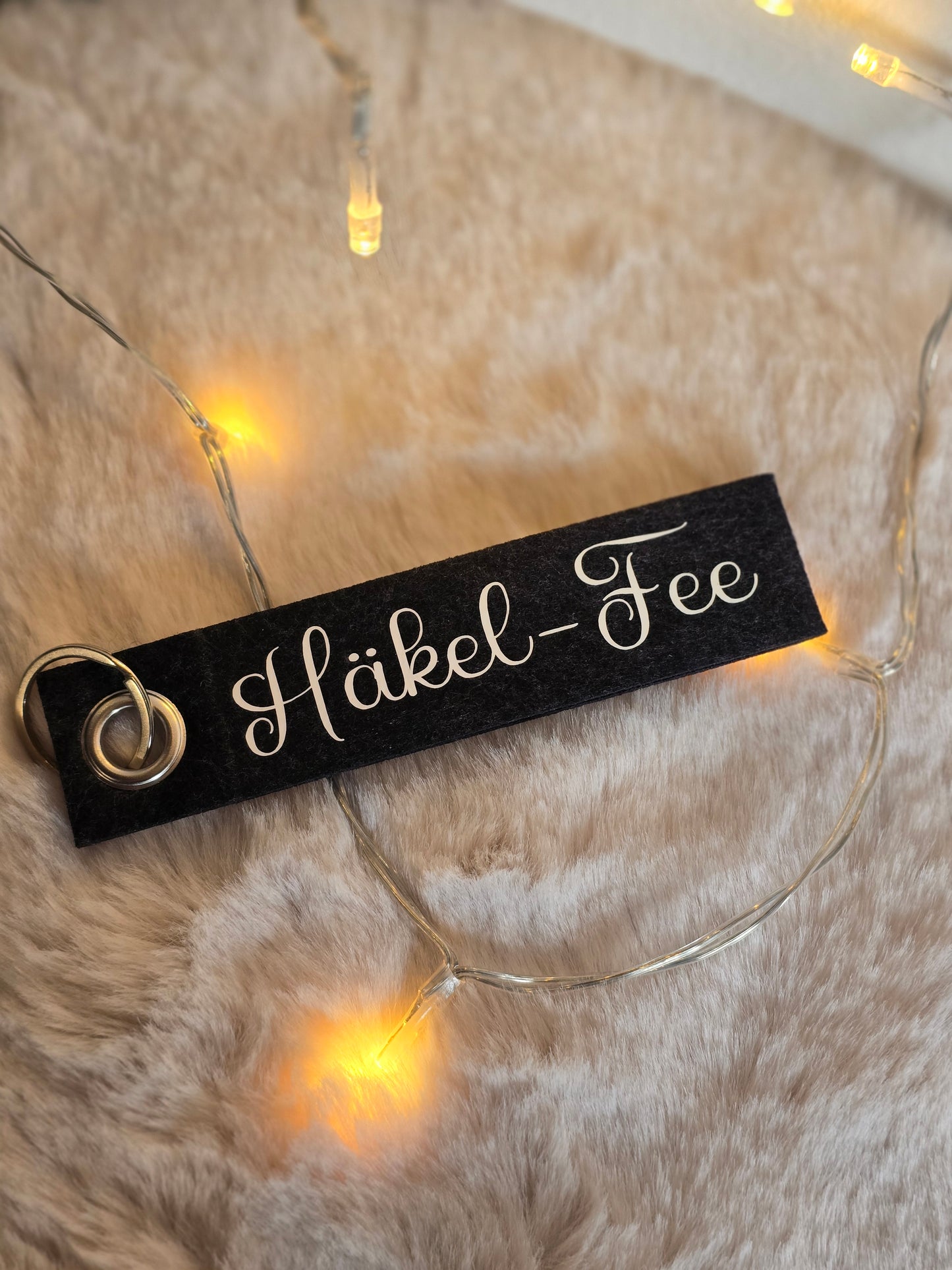 Schlüsselanhänger "Häkel-Fee"