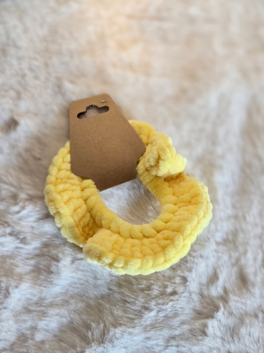 Scrunchie Pastellgelb