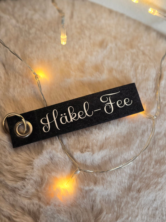 Schlüsselanhänger "Häkel-Fee"