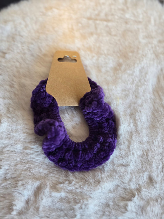 Scrunchie Dunkellila