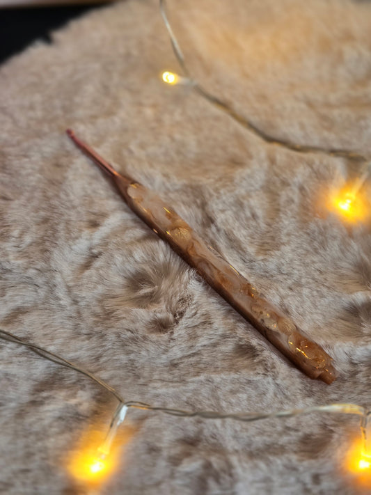 Häkelnadel Eckig 3,5mm Rose