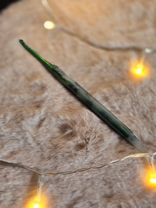 Häkelnadel 4,0mm Dunkelgrün